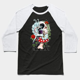 Alice in Zombieland -Schmokin' Caterpillar Baseball T-Shirt